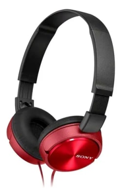 AUDIFONO SONY ZX310P ROJO C/MIC AUDIFONO SONY ZX310P ROJO C/MIC