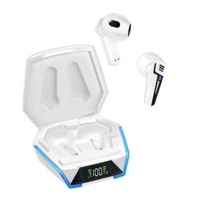 AUDIFONO MONSTER TRUE WIRELESS GAMER BLANCO TWG11W