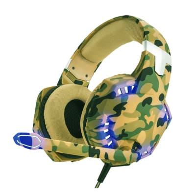 AUDIFONOS GAMER REPTILEX RX0014MT DISEÑO MILITAR AUDIFONOS GAMER REPTILEX RX0014MT DISEÑO MILITAR