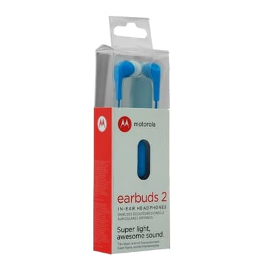 AUDIFONOS MOTOROLA EARBUDS 2 AZUL MANOS LIBRES