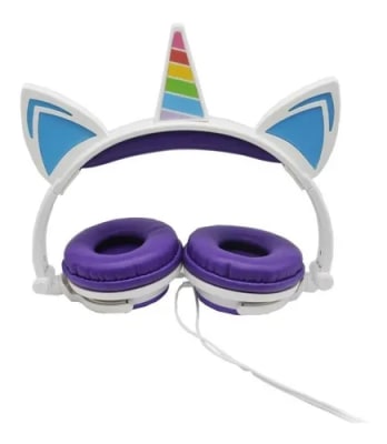 AUDIFONO URBANO RAINBOW SOUND UNICORNIO MORADO