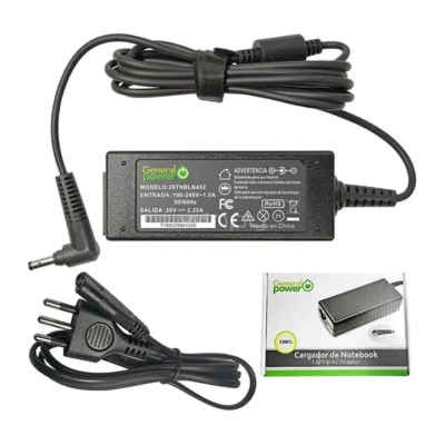 CARGADOR NOTEBOOK LENOVO 20V 2.25A 4.0MM * 1.7MM