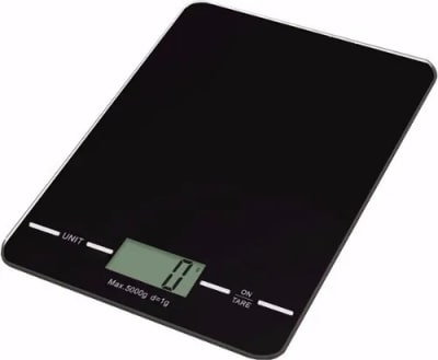 PESA DIGITAL COCINA DE VIDRIO 5KG BLACK PESA DIGITAL COCINA DE VIDRIO 5KG BLACK