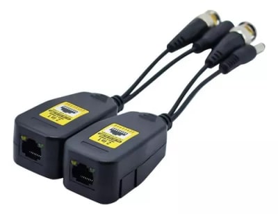 BALUN PARA CAMARA RJ45 A BNC +DC APOYA 200-500 MEGAPIXEL NUEVO 8MP