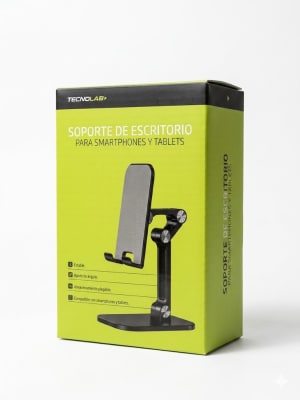 SOPORTE CON BASE PLEGABLE PARA CELULAR, TABLET SOBRE MESA TL197