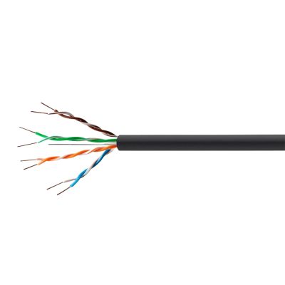 CABLE UTP CAT 5E 305MT NEGRO EXTERIOR