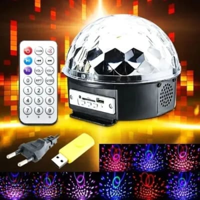 PARLANTE MP3 BLUETOOTH /USB/ CON LUCES GIRATORIA