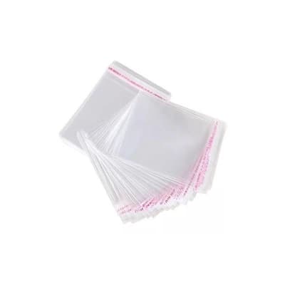 Bolsa Tipo Celofán Cierre Con Adhesivo 5x8 cms