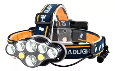 LINTERNA LED CREE PARA CABEZA 8 LED TECNOLAB TL144