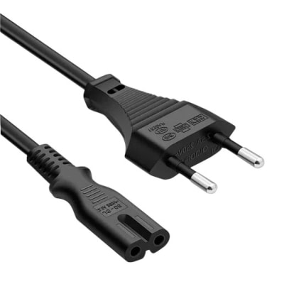 Cable Poder Tipo 8 Enchufe Nacional 1.8mts Cobre C7 C