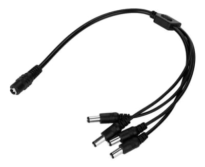 CABLE 1 A 4 PARA CAMARA SEGURIDAD 40CM