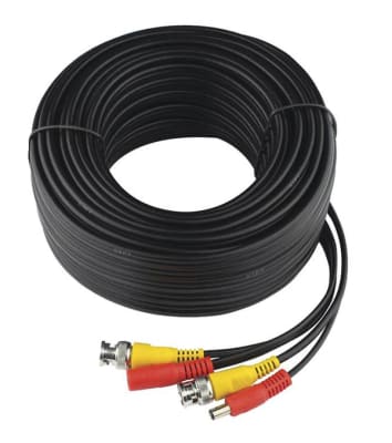 CABLE CAMARA SEGURIDAD VIDEO Y CORRIENTE 30M