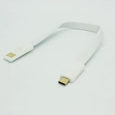 CABLE USB A MICRO USB PLANO CON IMAN 22CM