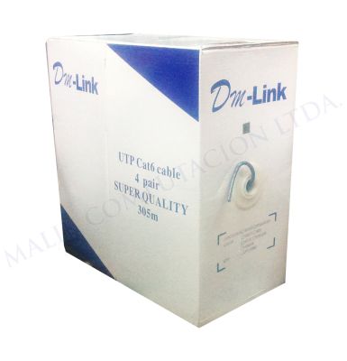 CAJA CABLE RED UTP CAT 6 305 MTS CAJA CABLE RED UTP CAT 6 305 MTS