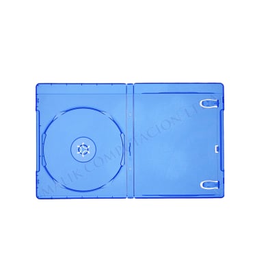 CAJA SINGLE BLURAY 12 MM AZUL CALIDAD PREMIUM CAJA SINGLE BLURAY 12 MM AZUL CALIDAD PREMIUM
