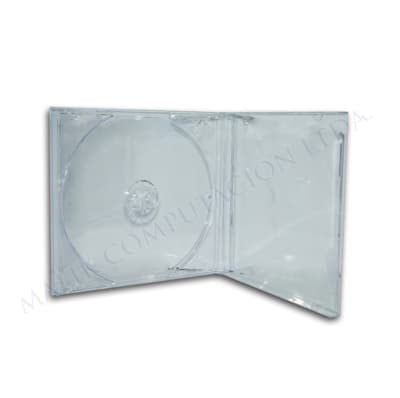 CAJA CD TRANSPARENTE 10.4MM SINGLE FULL CLEAR CAJA CD TRANSPARENTE 10.4MM SINGLE FULL CLEAR