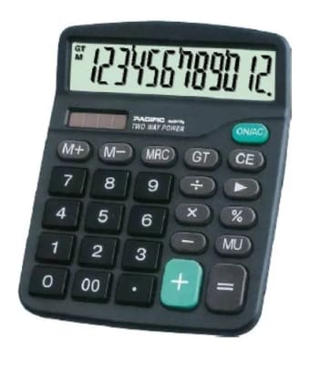 CALCULADORA ELECTRONICA PACIFIC 12 DIGITOS PAC01120