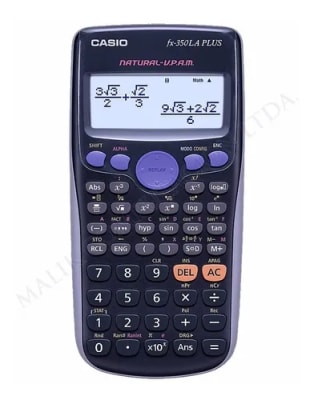 CALCULADOR CASIO CIENTIFICA FX-350LA PLUS 252 FUNCIONES CALCULADOR CASIO CIENTIFICA FX-350LA PLUS 252 FUNCIONES