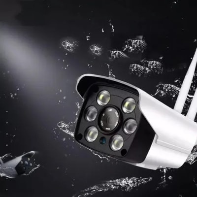 CAMARA IP EXTERIOR INALAMBRICA WIFI 1080 HD + SOPORTE DBG1401