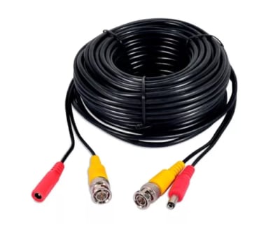 CABLE CAMARA SEGURIDAD VIDEO Y CORRIENTE 100M