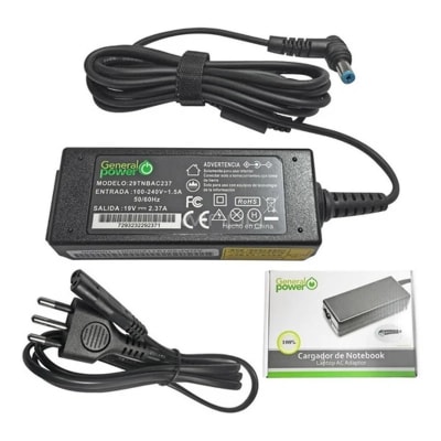 CARGADOR ULTRABOOK TOSHIBA 19V 2.37A/5.5*2.5MM 29TNBTB237