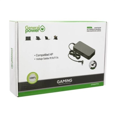 CARGADOR NOTEBOOK PARA HP 4.5*3.0mm 19.5V/7.7A 150W