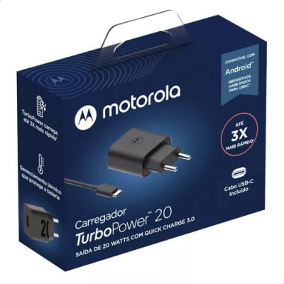 CARGADOR MOTOROLA SJMC202-C TURBO POWER 20W C/CABLE USB-A 1M