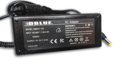 CARGADOR PARA HP 18.5V 3.5A 4.8MM * 1.7MM PUNTA AMARILLA