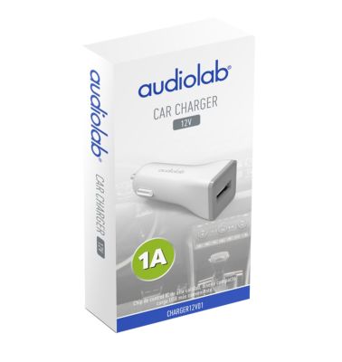 CARGADOR DE AUTO AUDIOLAB 12V 2A CARGADOR DE AUTO AUDIOLAB 12V 2A