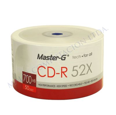 50 CD LOGO MASTER-G PLATINUM 52x 50 CD LOGO MASTER-G PLATINUM 52x