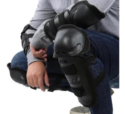 Set De Rodillera Y Codera Moto Y Bicicleta Mayor Seguridad