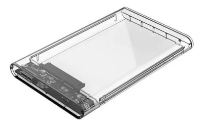 COFRE CASE 3.0 2.5 SATA TRANSPARENTE