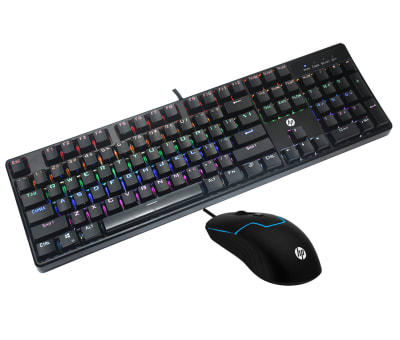 COMBO GAMER HP GM200 TECLADO MECANICO + MOUSE