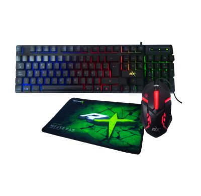COMBO GAMER PRO REPTILEX - Teclado - Mouse - Mousepad