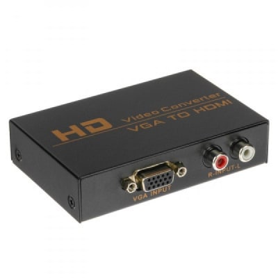 ADAPTADOR CONVERSOR VGA A HDMI METAL