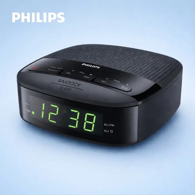 RADIO RELOJ PHILIPS NEGRO 32PHLR3205