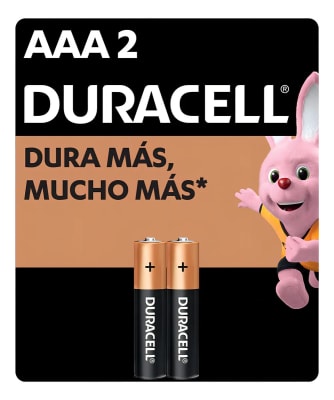 PACK 2 PILAS AAA Duracell
