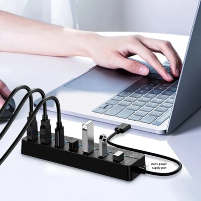 HUB USB 3.0 CON 7 PUERTOS 30CM