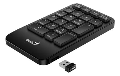 TECLADO NUMERICO INALAMBRICO 2,4GHZ COPILOT BLACK NUMPAD-1000 GENIUS