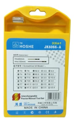 SET ATORNILLADOR DE PRECISIÓN 31 PIEZAS