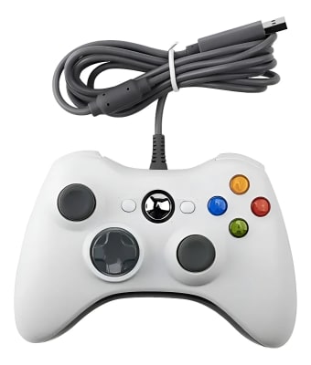 CONTROL PARA XBOX XPAD 360 CON CABLE BLANCO TL454W