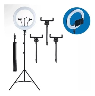 Aro de Luz LED 45cm Ljj-45 + Trípode Ajustable l8899 - Kit Profesional