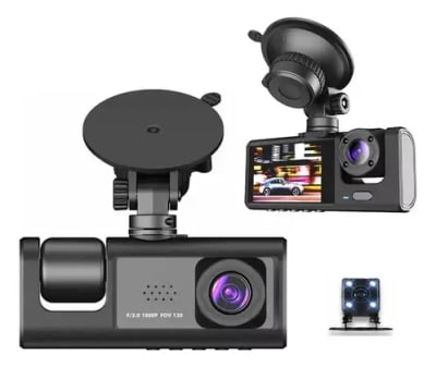 Camara Para Auto Hd 1080p 3 Camaras Wifi