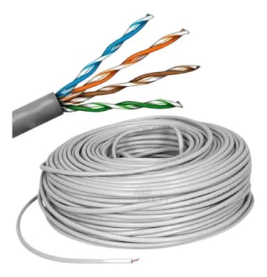 Cable de red UTP Cat 6 premium Alta Velocidad interior 100mt