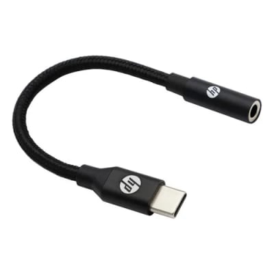 ADAPTADOR DE AUDIO USB-C A 3,5 NEGRO TRENZADO HP