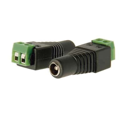 CONECTOR DC MACHO 5.5*2.1MM Y CONECTOR DC HEMBRA 5.5*2.1 24029 24030