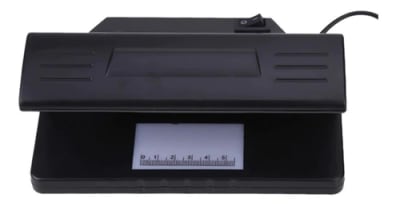 DETECTOR DE BILLETES FALSOS LUZ UV PAC01107