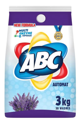 DETERGENTE ABC EN POLVO 3KG DETERGENTE ABC EN POLVO 3KG