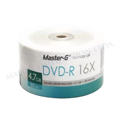 50 DVD 16X CON LOGO MASTER-G PLATINUM