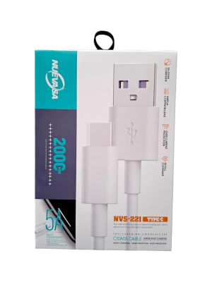 CABLE TYPE C A USB NVS 221 5A 2MT